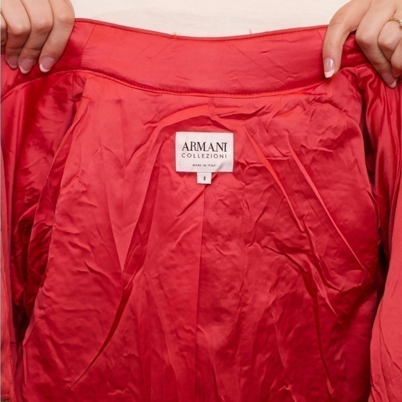 Armani Collezioni gorgeous vibrant tweed jacket lined in silk - Picture 7 of 15